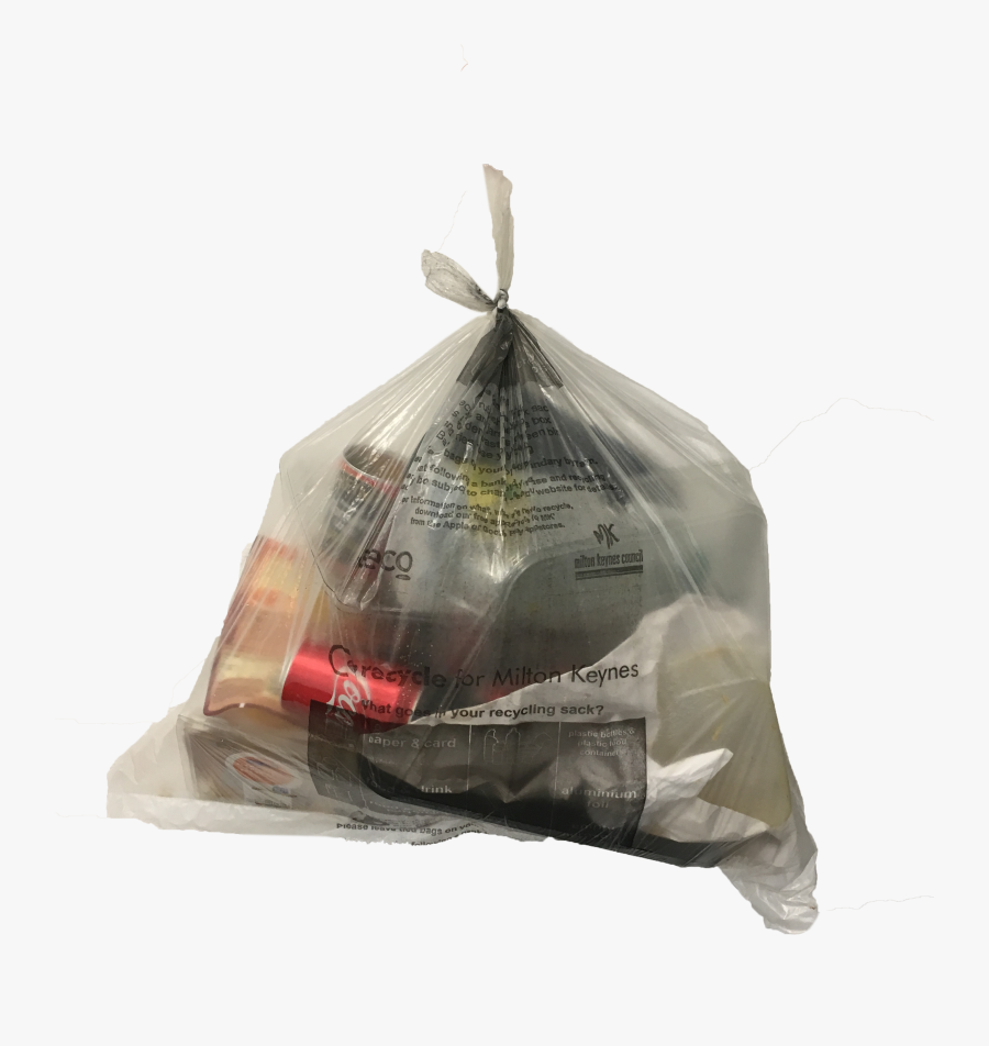 Clear Recycling Bag Png, Transparent Clipart