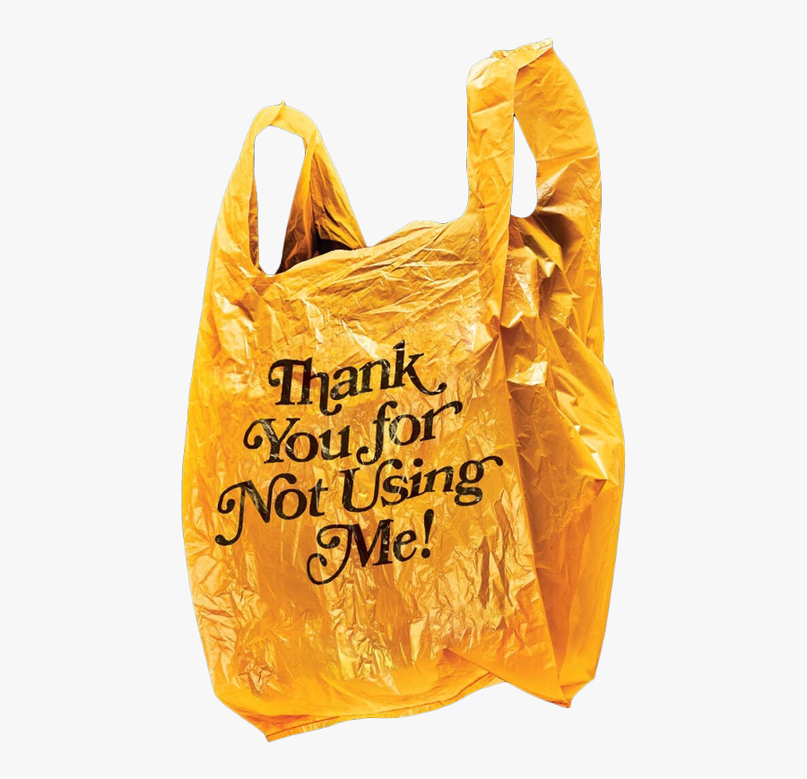 Say No To Plastic Bags - Thank You For Not Using Plastic, Transparent Clipart