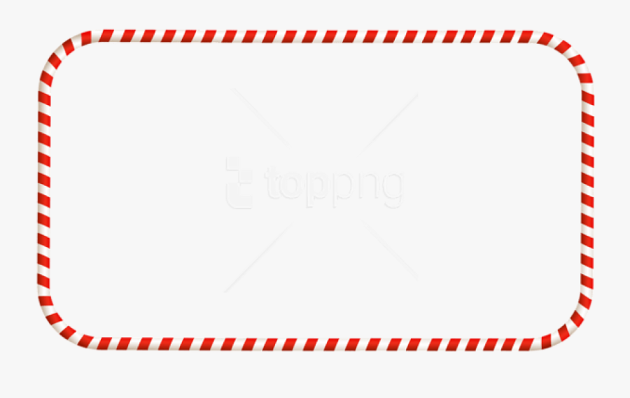 Christmas Candy Frame Png - Transparent Christmas Candy Border, Transparent Clipart