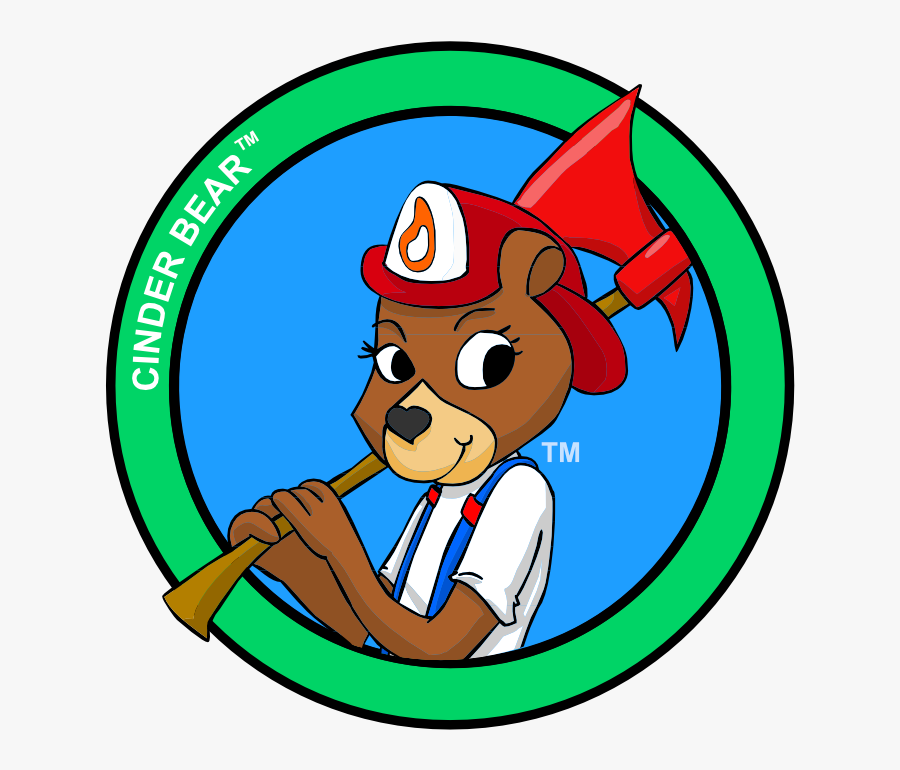 Cinder Bear Is The Fire Safety Bear That Promotes The - Herb Gminy Złotniki Kujawskie, Transparent Clipart