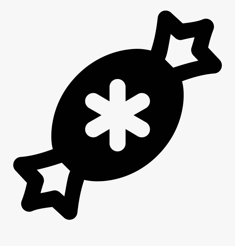 Black And White Library Christmas Candy Png Icon - Icon, Transparent Clipart
