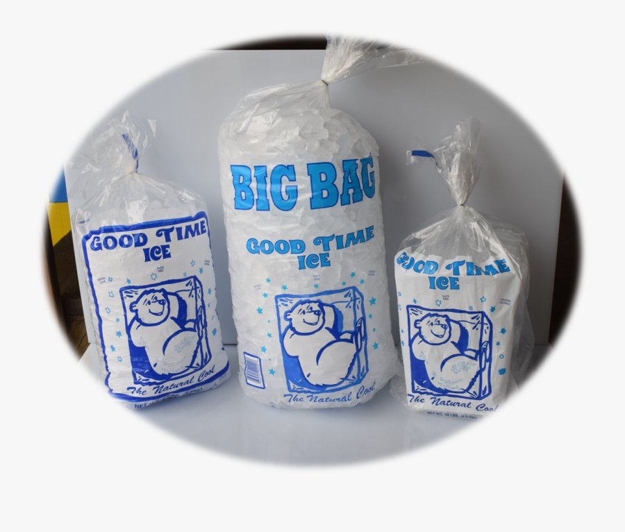 Ice Bag Png - Good Time Ice, Transparent Clipart