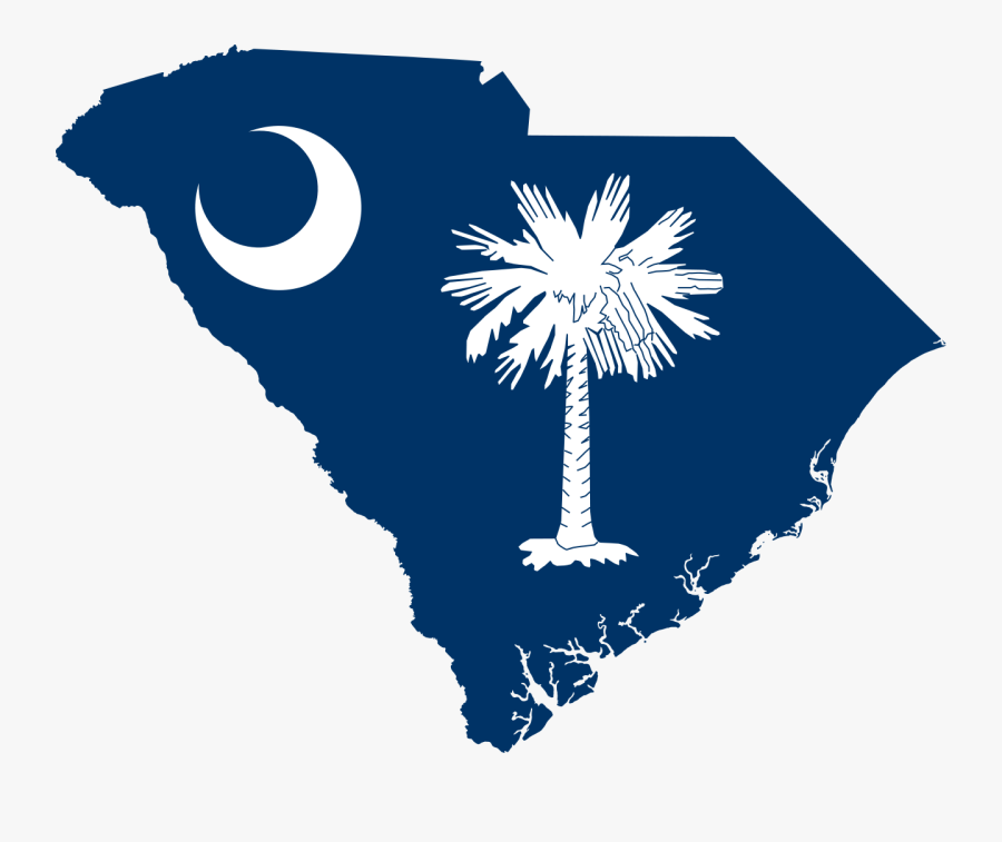 South Carolina Clip Art - South Carolina State Flag, Transparent Clipart