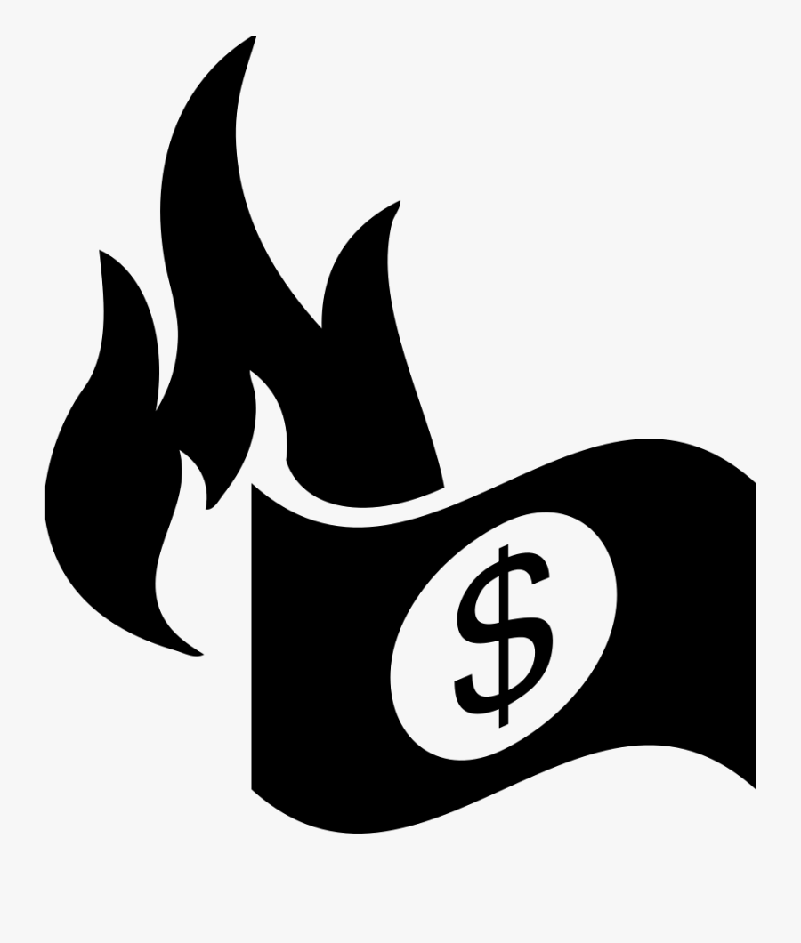 Transparent Dollar Bills Clipart - Flame Silhouette Holy Spirit, Transparent Clipart