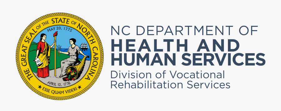 Ncdhhs Seal Vrs Hor Rgb - Nc Vocational Rehabilitation Logo, Transparent Clipart