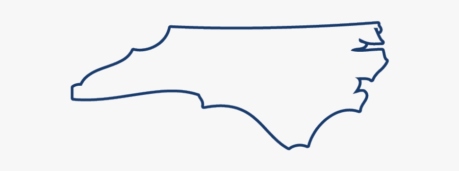 North Carolina Clipart Outline Png - North Carolina Outline Png, Transparent Clipart