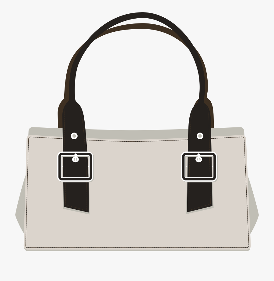 White Handbag Png Clip Art, Transparent Clipart