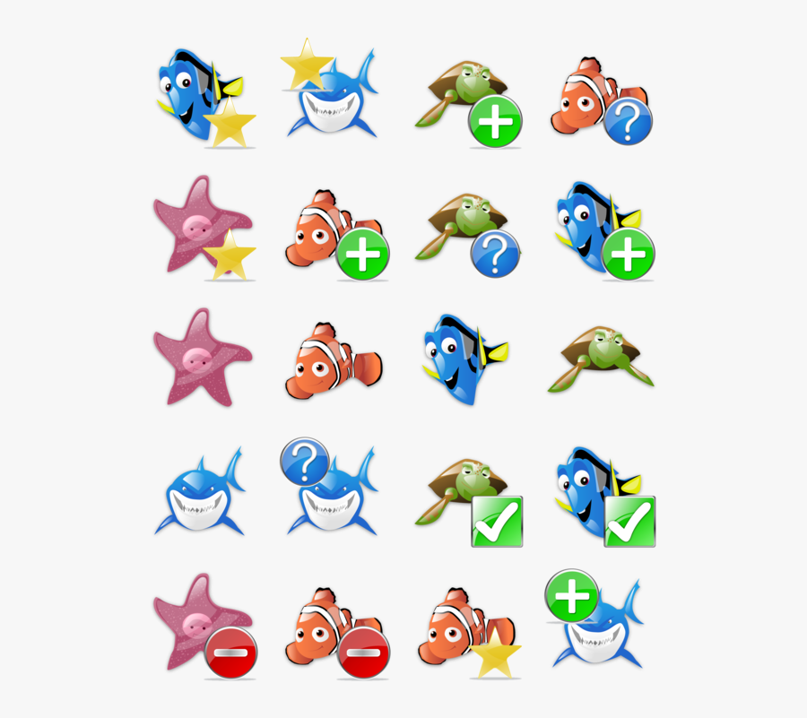 Finding Nemo Vector Free, Transparent Clipart