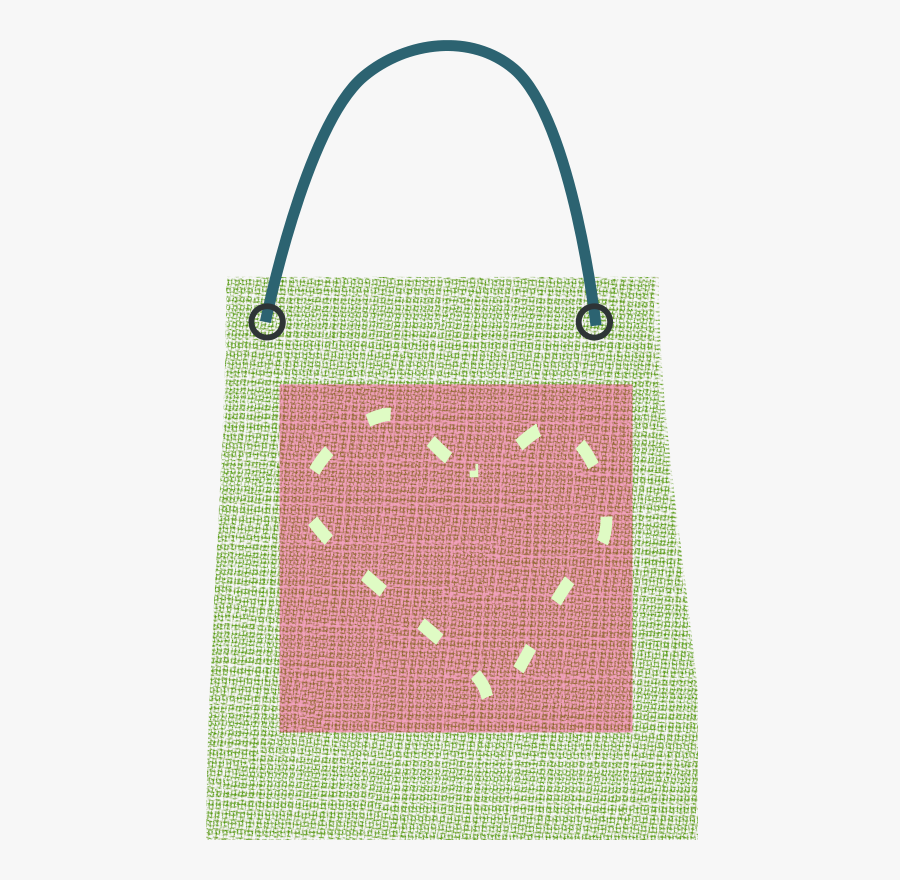 Beach Bag With A Heart Clip Art - Tote Bag, Transparent Clipart