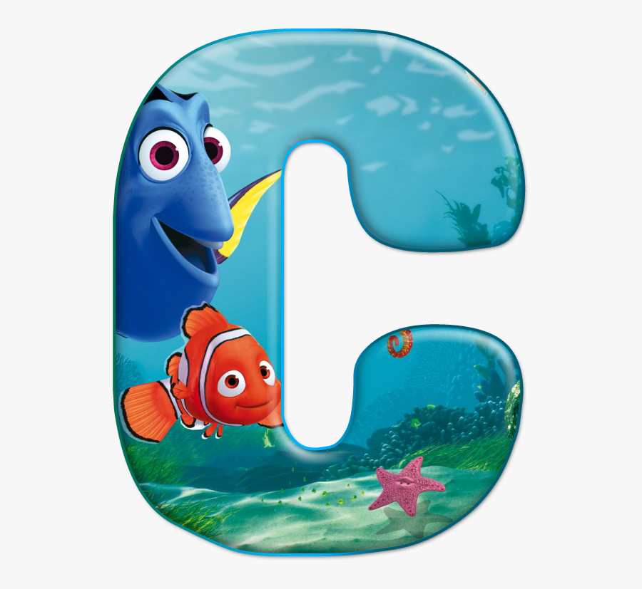 D Procurando Dory - Alfabeto Nemo, Transparent Clipart