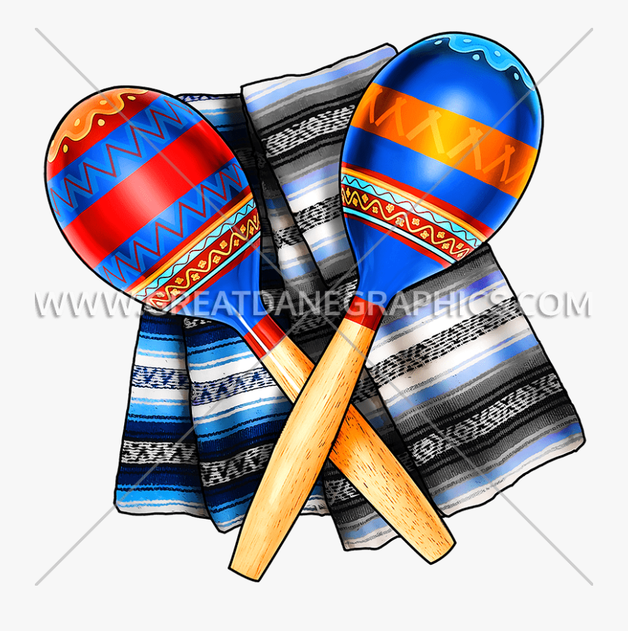 Maracas Crossed Production Ready, Transparent Clipart