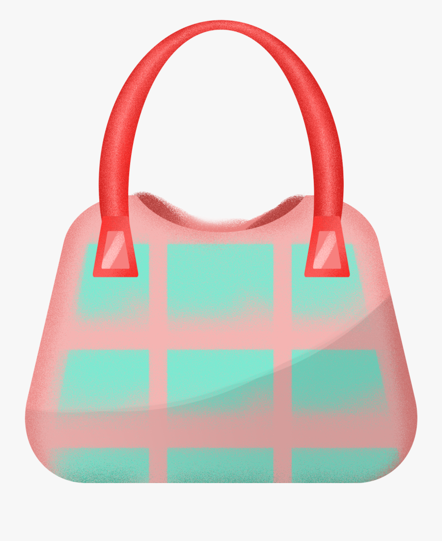 Transparent Woman With Shopping Bags Clipart - Handbag Png Cartoon, Transparent Clipart