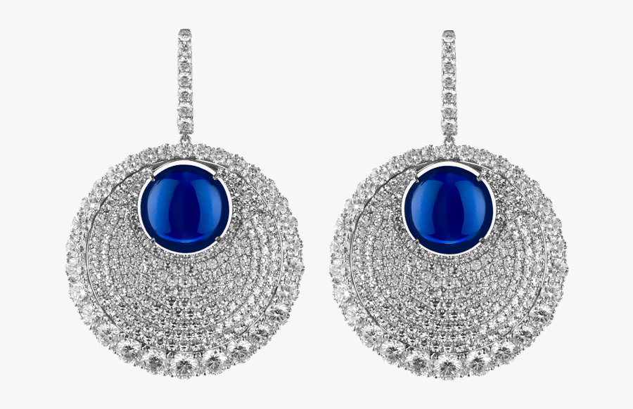 Sapphire Teardrop Briolette And - Blue Earring Png, Transparent Clipart