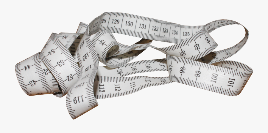 Transparent Measuring Tape Clipart - Paper Measure Tape, Transparent Clipart