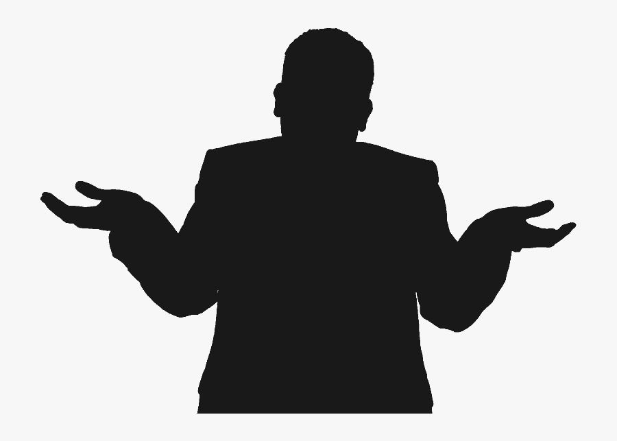 Probably The Same Guy People Do Have Two Hands - Question Mark, Transparent Clipart