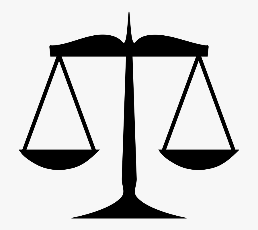 Justice, Law, Measurement, Silhouette, Weight, Scales - Simbolo De La Democracia, Transparent Clipart