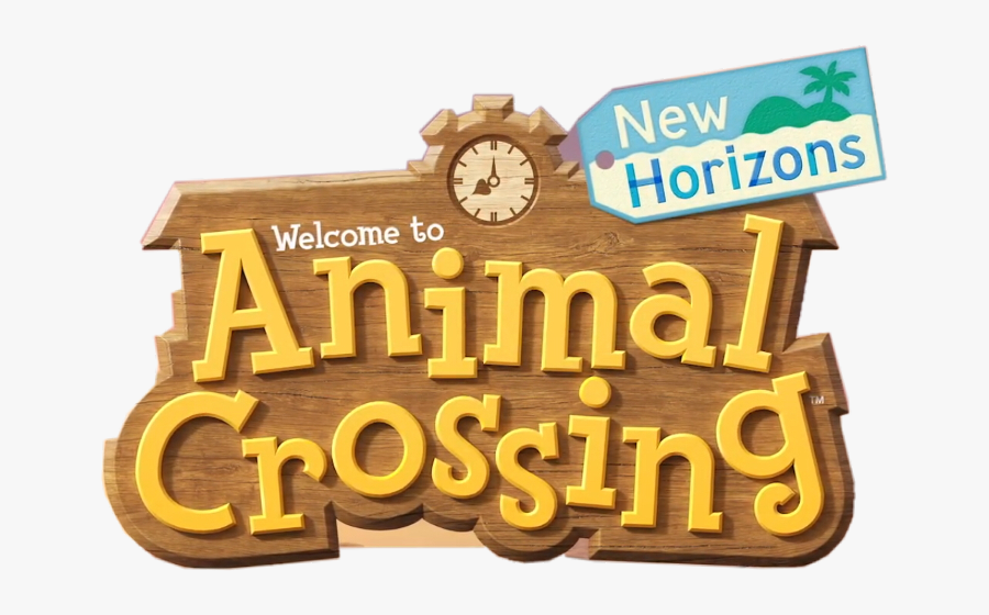 Animal Crossing New Horizons Logo, Transparent Clipart