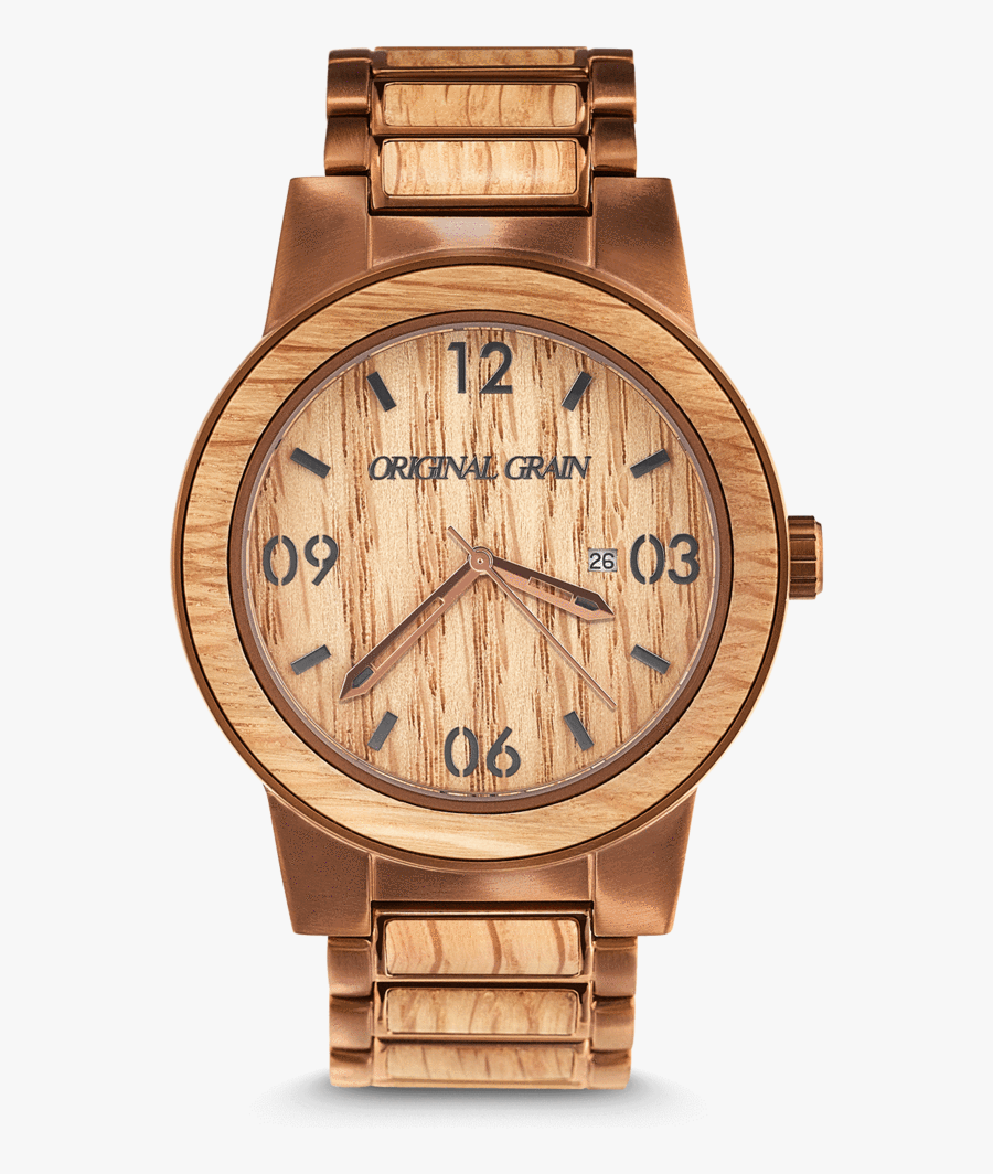 Original Grain Whiskey Barrel Watch, Transparent Clipart