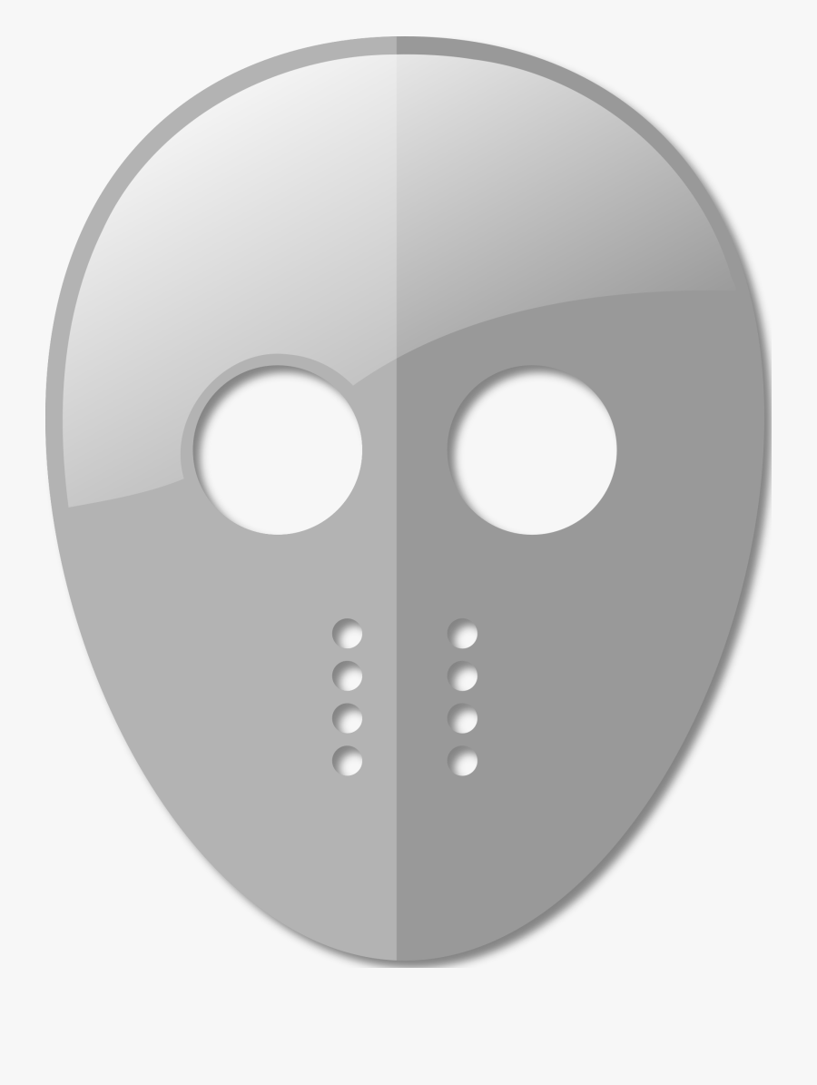 Circle,symbol,jason Voorhees - Hockey Mask Transparent Background, Transparent Clipart