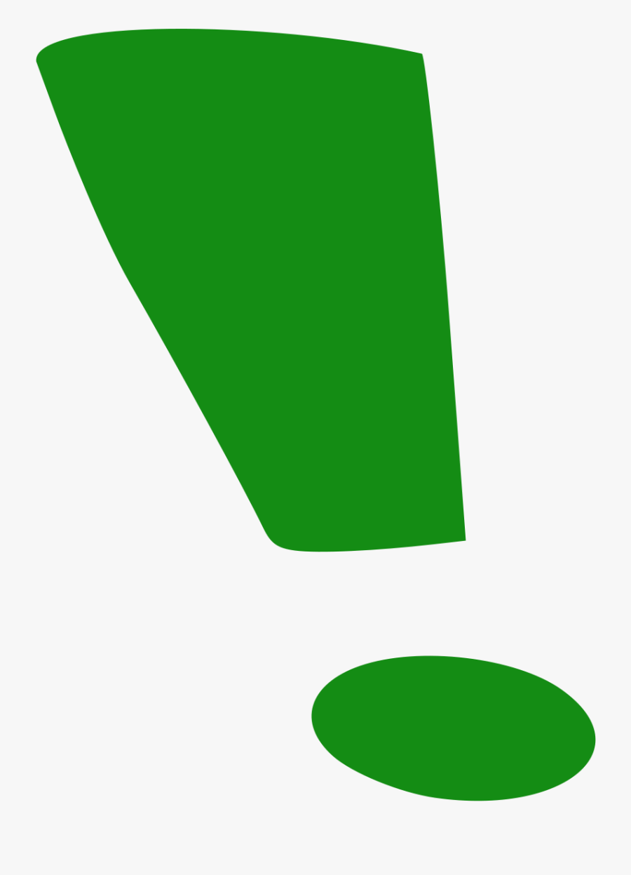 Green Exclamation Mark Png, Transparent Clipart