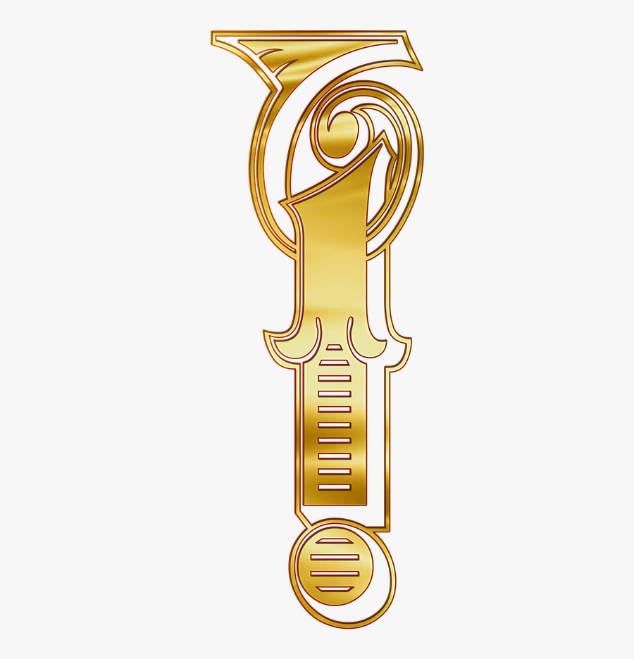 Cyrillic Exclamation Mark - Gold Exclamation Point Transparent, Transparent Clipart