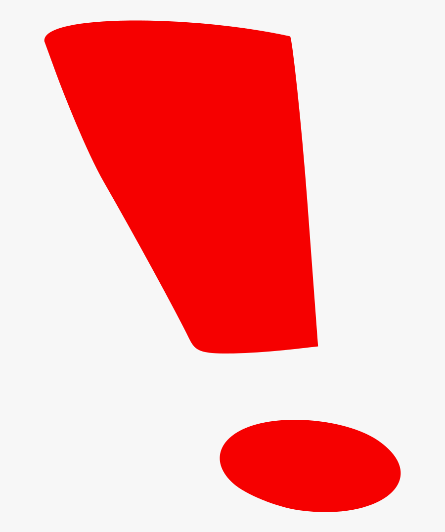 37989 - Red Exclamation Point Png, Transparent Clipart