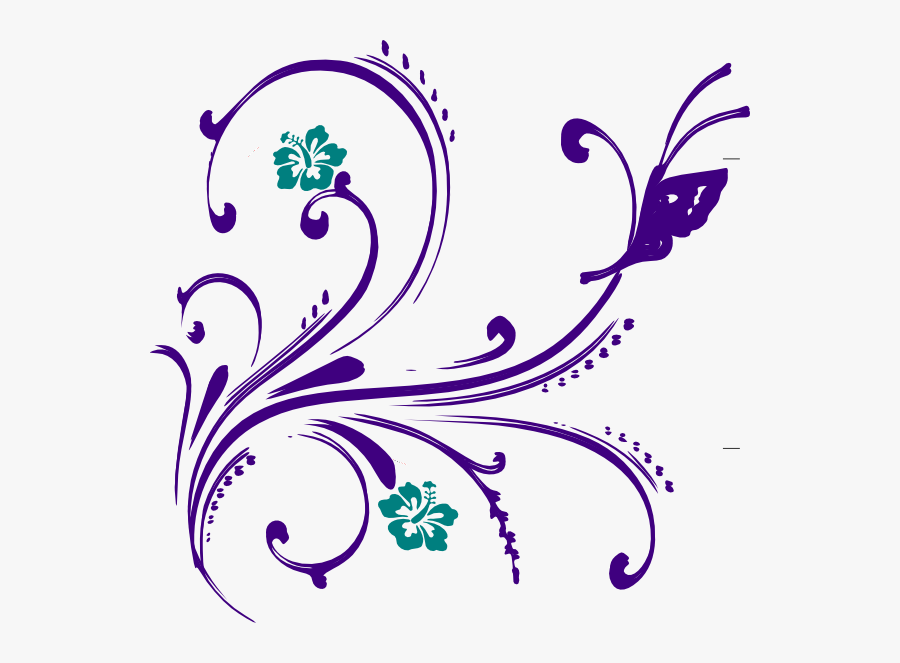 Darkness - Clipart - Floral Pattern White Png, Transparent Clipart