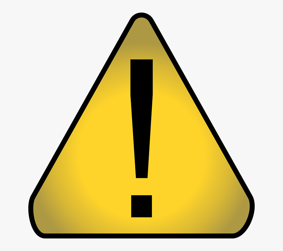 Exclamation Mark Png - Letrero De Advertencia Png, Transparent Clipart