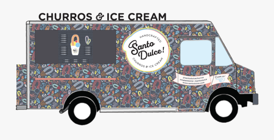 Transparent Churro Clipart - Churros Food Truck Design, Transparent Clipart