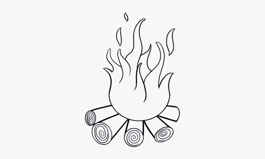 Fire Drawing, Transparent Clipart