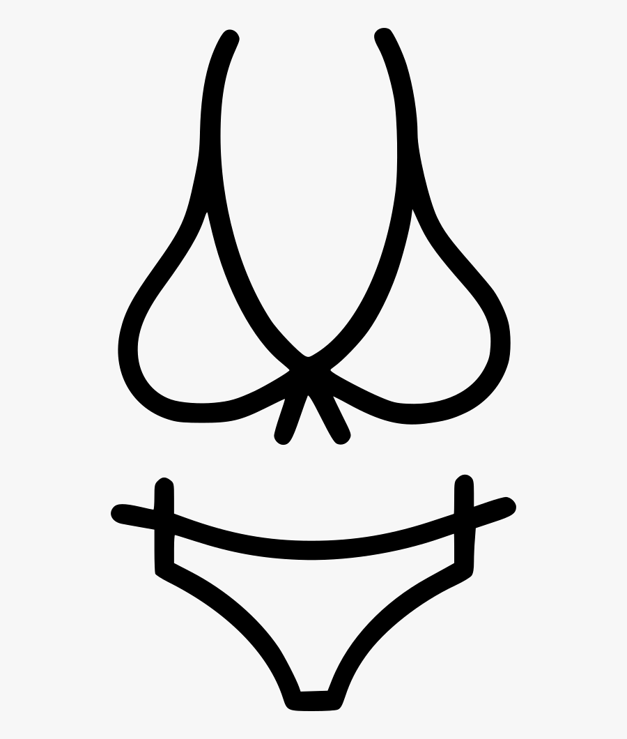 Cloth Women Bra Panties Under Garments Svg - Panty And Bra Png, Transparent Clipart