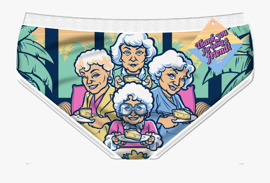 Transparent Big Girl Panties Clipart - Golden Girls Granny Panties, Transparent Clipart