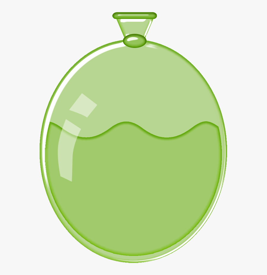 Green Water Balloon Clipart, Transparent Clipart