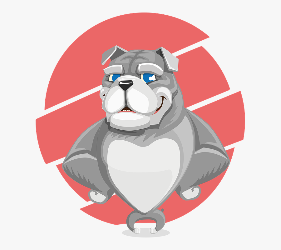 Bulldog, Dog, Animal, Pet, Heart, Fur, Friendly, Doggy - Прикольные Принты Для Футболок, Transparent Clipart