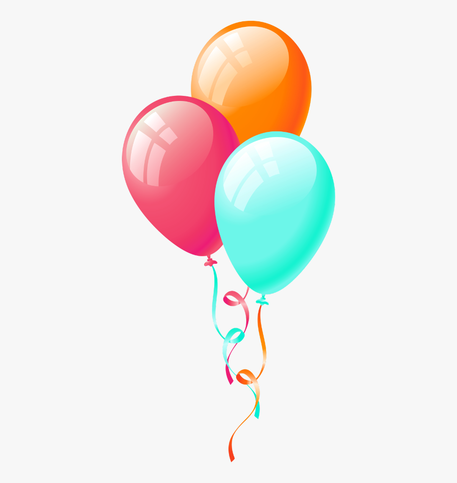 Birthday Balloons Clip Art - Balloons Sticker, Transparent Clipart