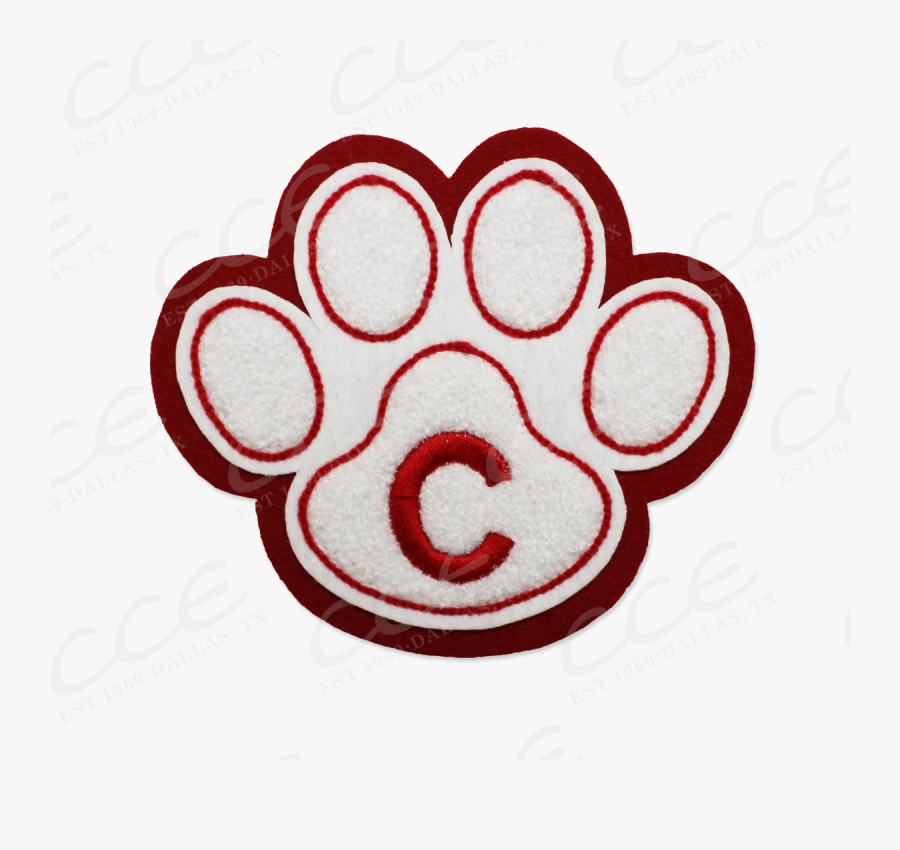 Coahoma High School Bulldog Sleeve Mascot - Circle, Transparent Clipart