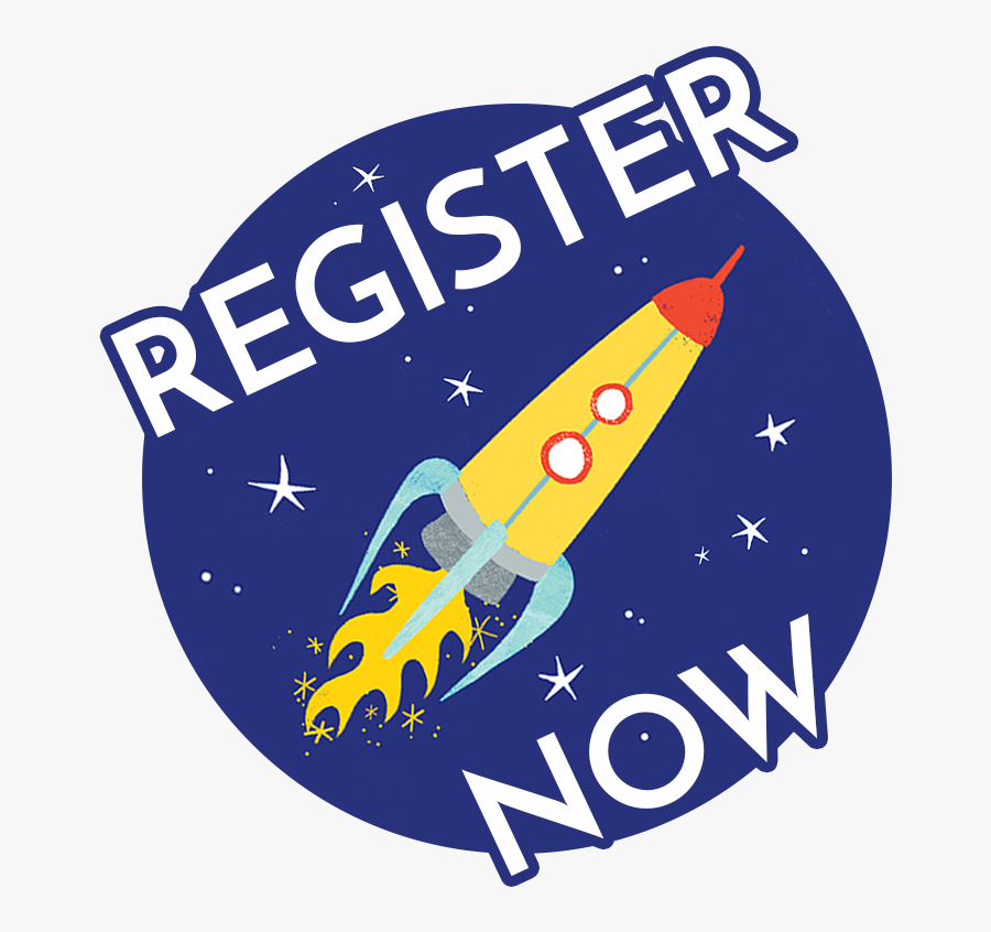 Register For Summer Reading - Rocket, Transparent Clipart