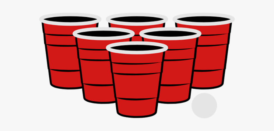 Beer Pong Png - Beer Pong Cups Clip Art, Transparent Clipart