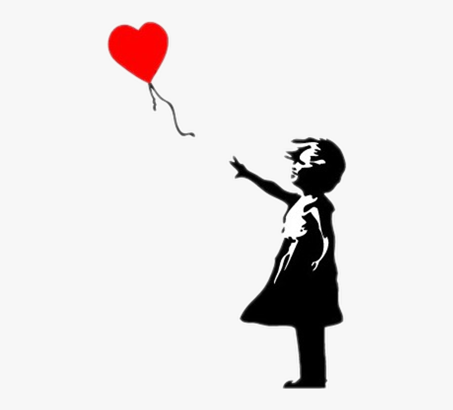 Banksy Balloon Girl Clipart , Png Download - Banksy Balloon Girl, Transparent Clipart