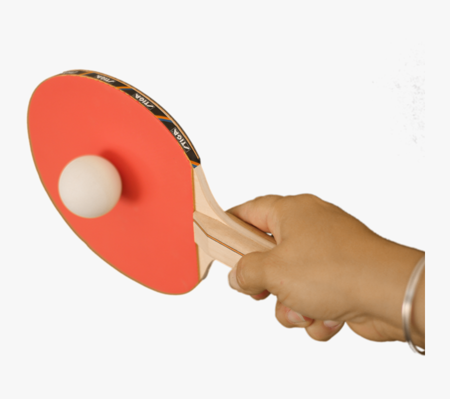 Ping Pong Paddle In Hand, Transparent Clipart