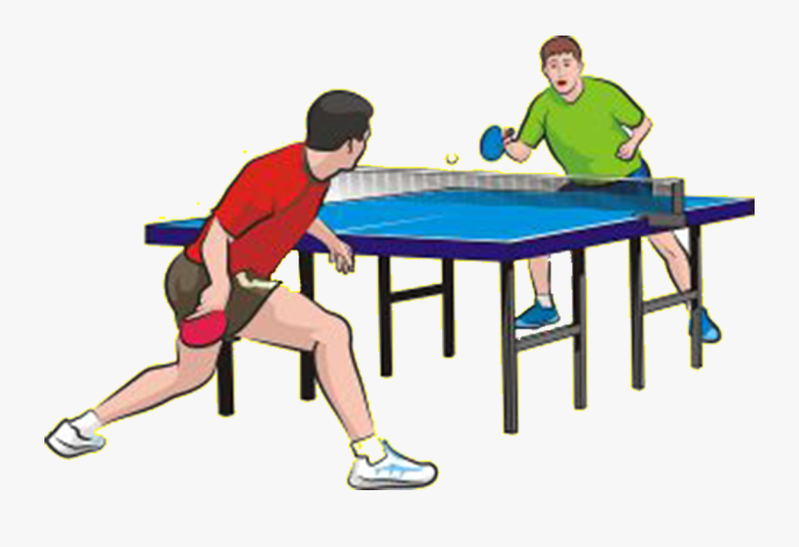 Transparent Play Tennis Clipart - Juego Tenis De Mesa, Transparent Clipart