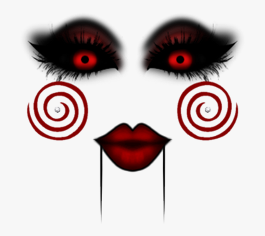 Saw Terror Horror Makeup Photography Edition Face Creepy Faces In Roblox Free Transparent Clipart Clipartkey