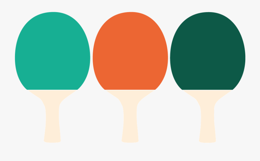 Transparent Bats Png - Ping Pong, Transparent Clipart