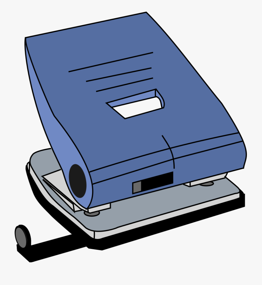 Free Vector Hole Puncher Clip Art - Hole Punch Clipart, Transparent Clipart