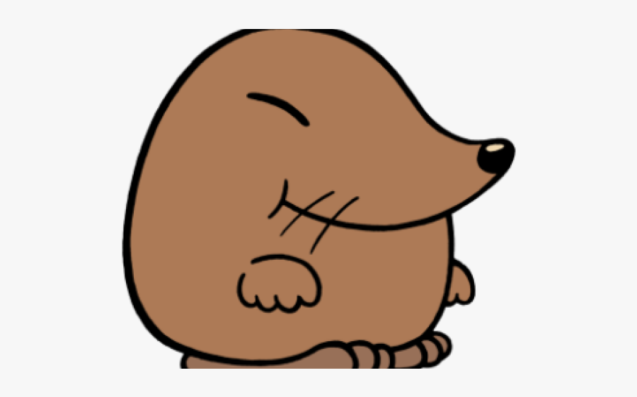 Cartoon Mole Transparent Background, Transparent Clipart