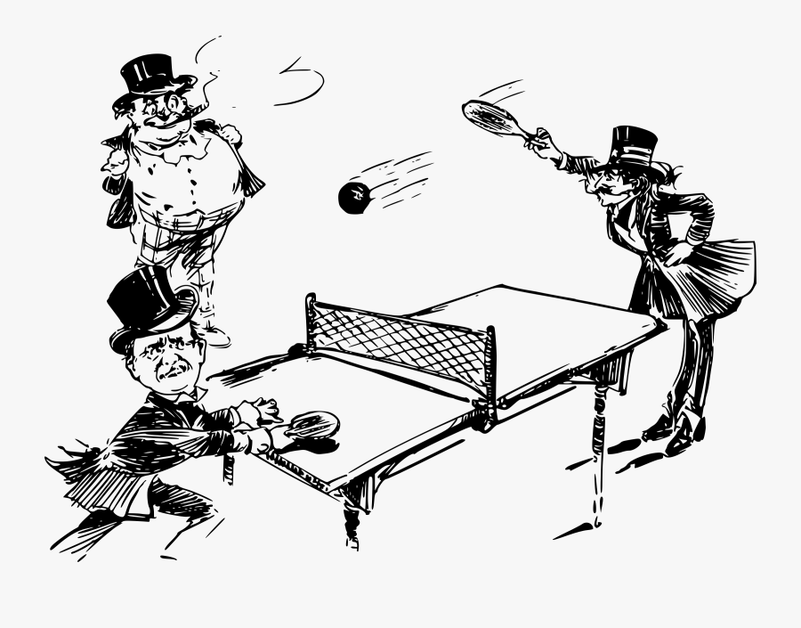Table Tennis, Transparent Clipart
