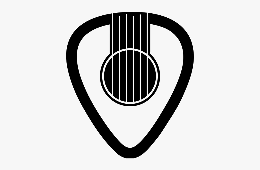 Sound Tattoo Picks Guitar Pick Acoustic Hole Clipart - Guitar Pick Logo Png, Transparent Clipart