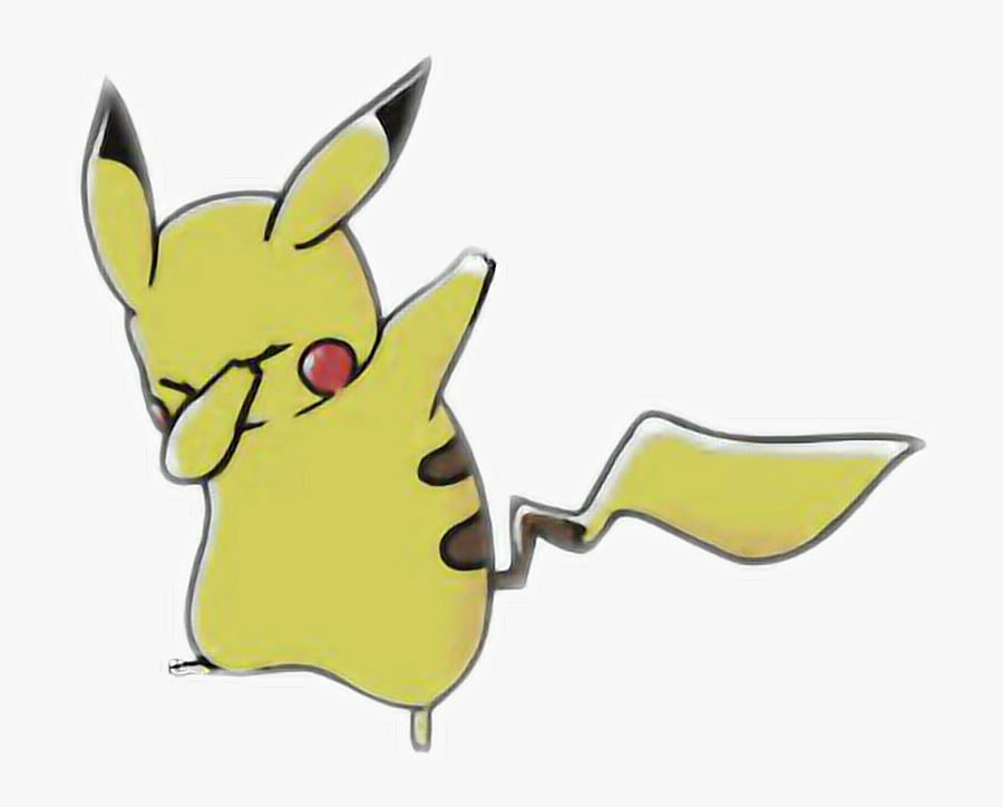 #dab #dabbing #dablife #picachu #pikachu #dabpicachu - Draw A Dabbing Pikachu, Transparent Clipart