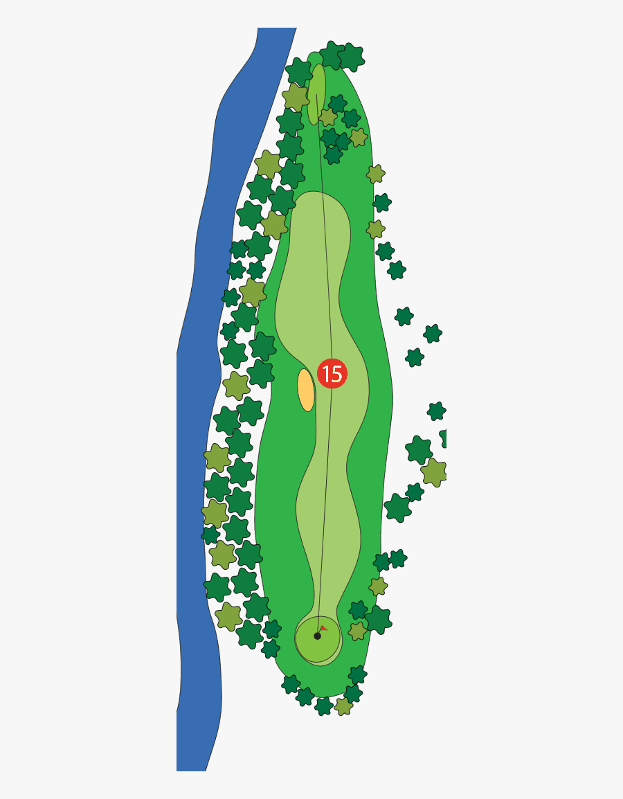 Freeway Golf Course Hole Description - Illustration, Transparent Clipart