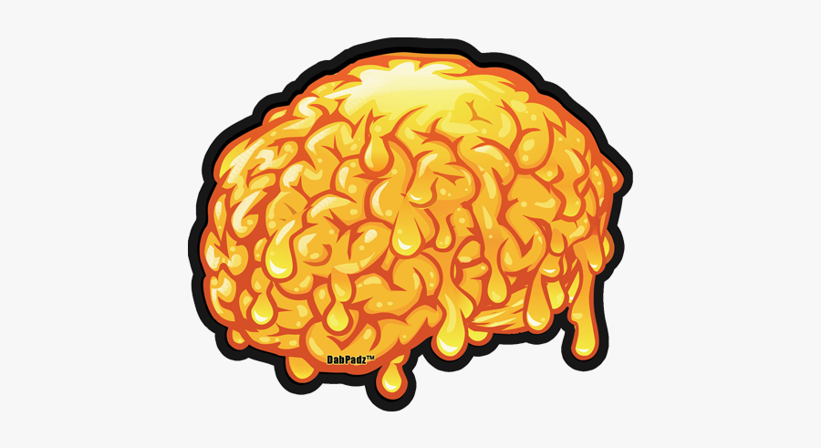 Orange,brain,clip Art,illustration,dish - Dab Brain, Transparent Clipart